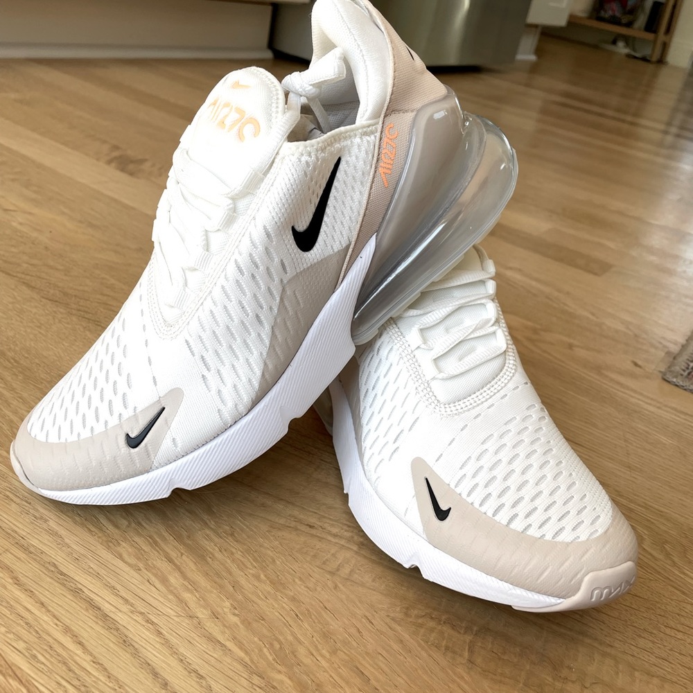 Nike Air Max 270- Desert Sand Peach Cream. Brand new in box-Have receipt